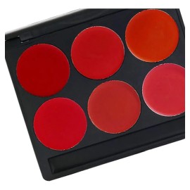 Paleta De Pintalabios De 6 Colores, Brillos De Labios, Plato