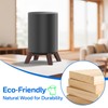 Premium Wooden Tripod Desk Stand for Sonos Era 100 Desktop