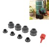 3/4 Inch Rain Barrel Bulkhead Fitting Kit with Plugs Hole