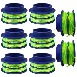 VinneMOO KLS124-03 Dual-line Spool Compatible with Kobalt 24-Volt KST 2024A-03 KST1124B-03 Max Weed Wacker String Trimmer,Replacement for Kobalt Weed Eater String 0.080'' 20Ft,8Pack
