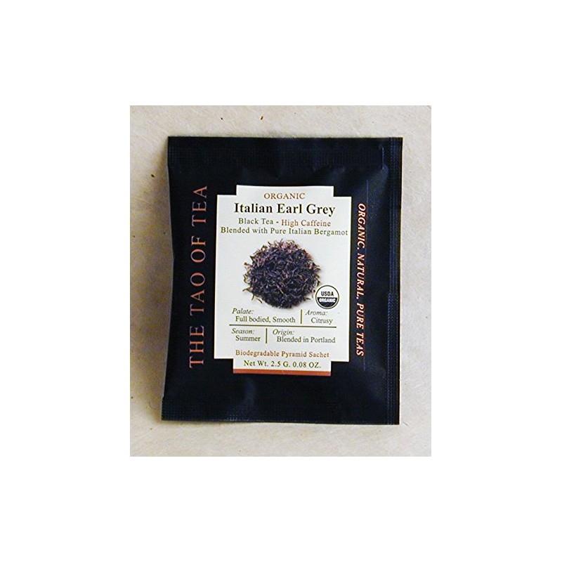The Tao of Tea, Italian Earl Grey, Pyramid Sachets, 15