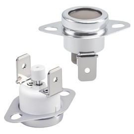 RUHUALIFE 2 PCS Furnace Limit Switches Flame Rollout Switches Limit Thermostat Compatible with Rheem Furnace Limit Switch L350 350F SRL350 Replace #：47-22861-01