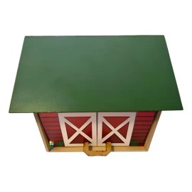 Maqueta De Madera Familia Granja Juego Didáctico Montessori                                                                                           