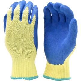 G & F 1607L Cut Resistant Work Gloves, 100-Percent Kevlar Knit Work Gloves, Make by DuPont Kevlar, Protective Gloves to Secure Your hands from Scrapes, Cuts in Kitchen, Wood Carving, Carpentry and Dea