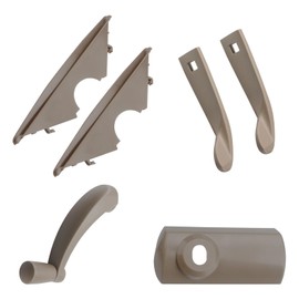 Llhhs Windows Crank Handle Replacement Kit for Andersen Classic Style Hardware Kit in Stone Color for Casement Window Crank Handle 1999 to Present