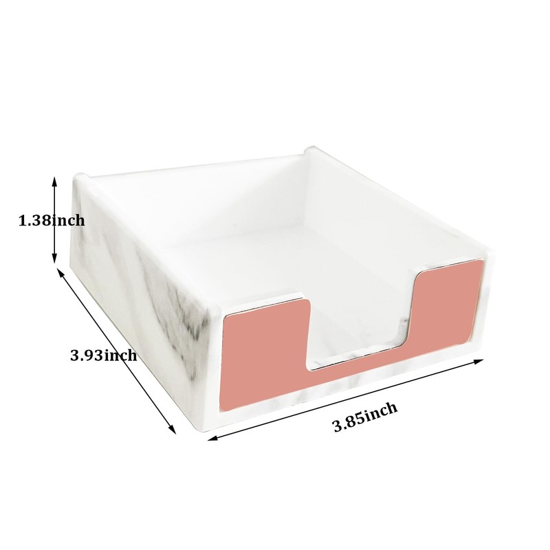 Rose Gold Sticky Notes Memo Holder with 300pcs Note Sticky