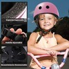 Protecciones Patines Para Bicicleta Niño, Niños Ciclismo Rodillo Patinaje Rodilla,