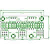 KKHMF 2pcs Passive Preamp Tone Board Volume Treble HIFI Bass