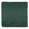 TigerTie Designer Pocket Square with Lilies Pattern - Pocket Square