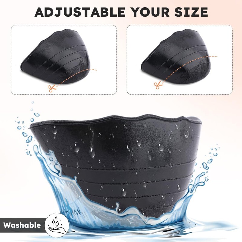 Shoe Filler Insert, Black Shoe Inserts for Shoe Too Big