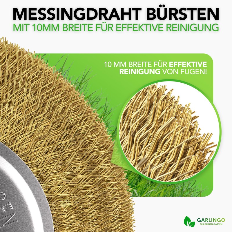 Garlingo Grout Brush, Compatible with Gloria Multibrush and Other Wire