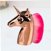 PACKOVE 1pc Shape Cosmetics Brush Bristles and Golden Handle for