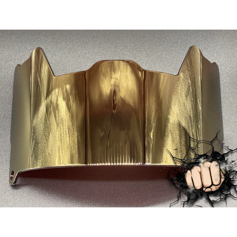 Riddell Dark Gold Chrome mirror Full Size Helmet Visor Replica/Speed/