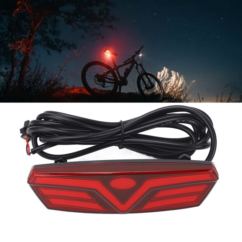 Electric Bike Brake Rear Light High Brightness Energy Saving LED
