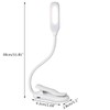 QEBIDUM Clip On Book Reading Light for Bed, Clamp On