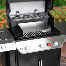 Stanbroil Stainless Steel Universal Griddle for Charcoal/Gas Grills, 23" x 16" Rectangular Cooking Griddle with Removable Grease Drip Tray