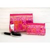 June Tailor Pink Zipper Cosmetic Bags (2 Pieces) Sewing Kit