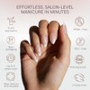 Celebritips Uñas Postizas Decorativas | Esmalte Francés Clásico, Uñas Cortas