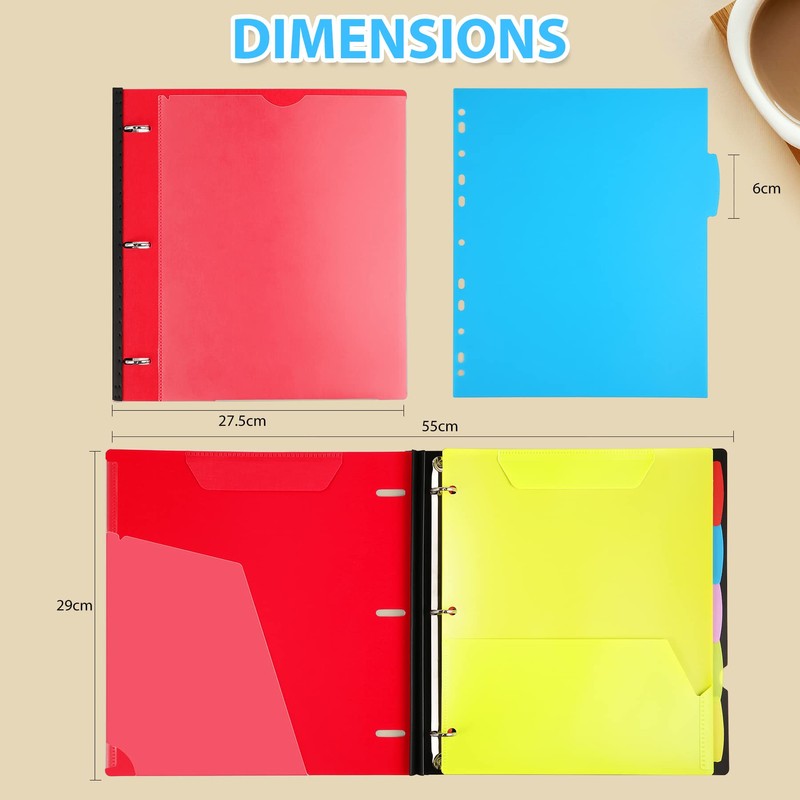 WOT I All-in-one Telescoping Binder Notebook, Refillable 3 Ring Binder