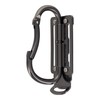 Sankyo Corporation DBLTACT Adjustable Carabiner Tool Holder Steel Gunmetal DT-THM-811G