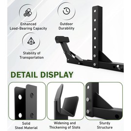 ELITEWILL New Trash Can Hauler Hitch Trash Can Transporter,Wheeled Garbage Can Towing Carrier Fit for Truck Auto Car SUV Golf Cart ATV UTV with 2" Receiver