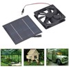 Solar Panel Fan Kit 20W IP65 Waterproof for Outside Small