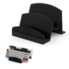 BRAINWAVZ Dual Desktop Keyboard Stand & Holder, Organize Your Desk,