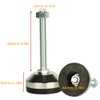 MUHOUZHINANG Heavy Duty Leveling Screw Leg,Leg Leveler 2.36" Dia Base,Adjustable