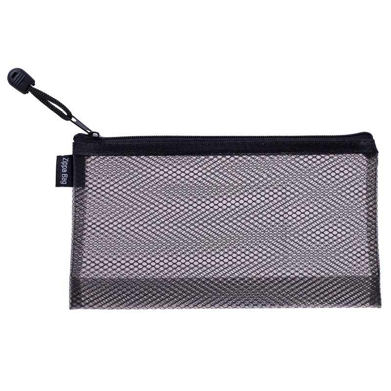 Snopake DL High Capacity Black EVA Mesh Zippa-Bag [Pack of