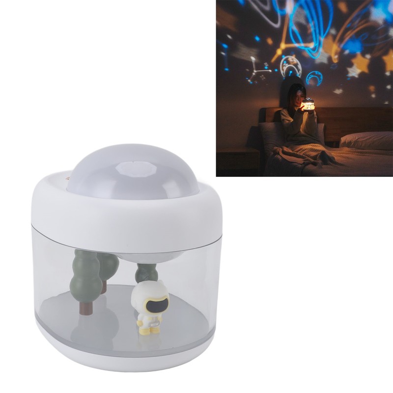 Mist Humidifier 500ml USB Landscape Diver Projector Air Humidifier for
