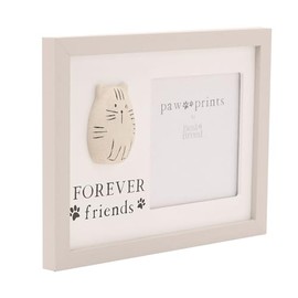 Cat Photo Frame with 3D Pebble Design Best of Breed Pet Forever Friends Memorial Frame