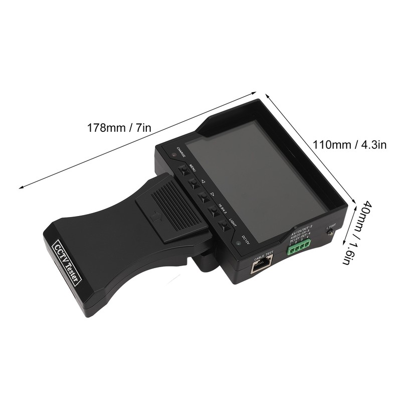 CCTV Tester LCD Camera HD Analog Video Monitor VGA Input