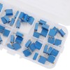 50pcs Variable Resistor 10 Values 3296W Regulating Resistance Multiturn Trimmer