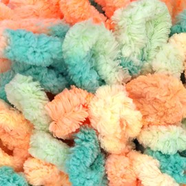 JubileeYarn Fun Finger Loops Yarn - Hilo de poliéster jumbo para peso - 100 g/madeja - Col 140 - Eiar - 6 madejas