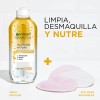 Kit Micelar Garnier Bifásica 400ml + Pads Desmaquillantes