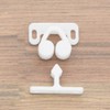 3Pcs White Marine Boat Ball Catch Door Cupboard Spring Back