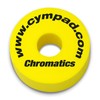 Cympad Chromatics cymbal felt set, 40 mm, 5 pieces, yellow