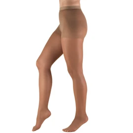 Truform Sheer Compression Pantyhose, 8-15 Mmhg, Women's Shaping Tights, 20 Denier Taupe, Pack of 1