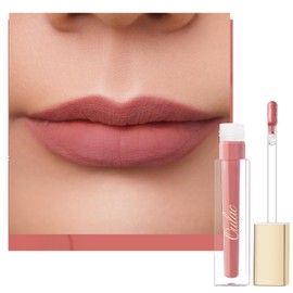 Oulac Liquid Matte Lipstick, Nude Peach Lip Color, Long Lasting Lipsticks for Women, High-Pigmented, Lightweight, Creamy and Melting Texture, Vegan & Clean Beauty, 4.5ml (M11) French Kiss