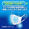 Chabel Throat Moisturizing Wetting Mask, Normal Size, 3 Pieces, Unscented,