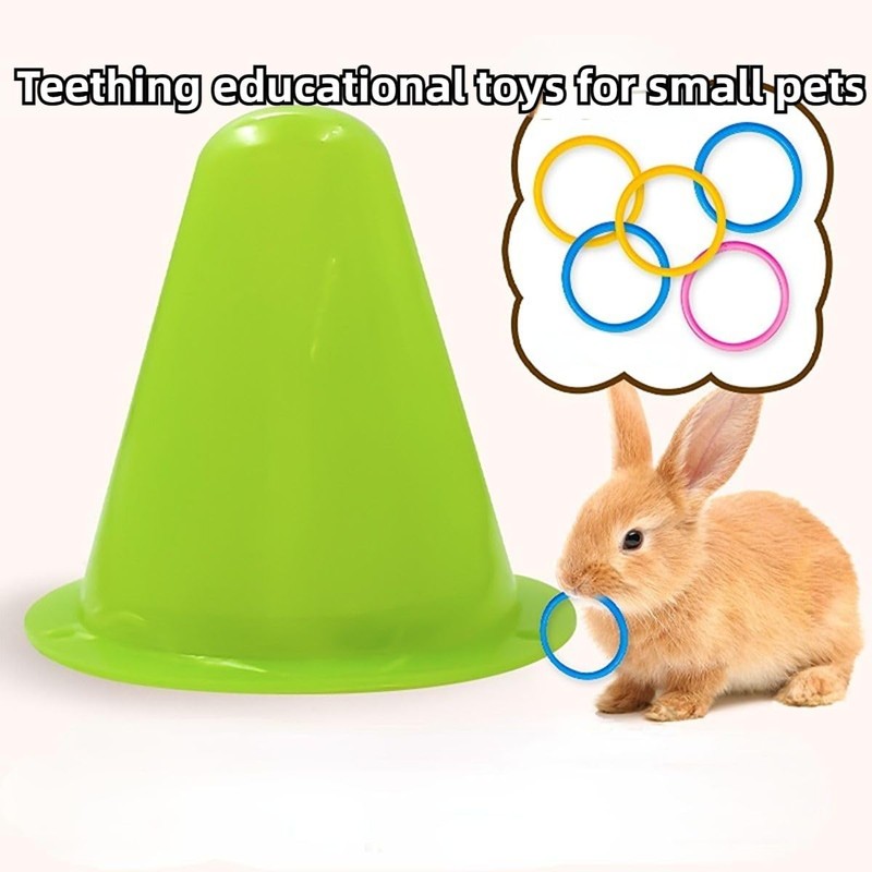 Rabbit Training Ring Toy, Rabbit Interactive Toy, Bunny Educational Toys