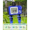 Vertimia Hose Watering Timer Double-Outlet, Sprinkler Timer Programmable Water Timer