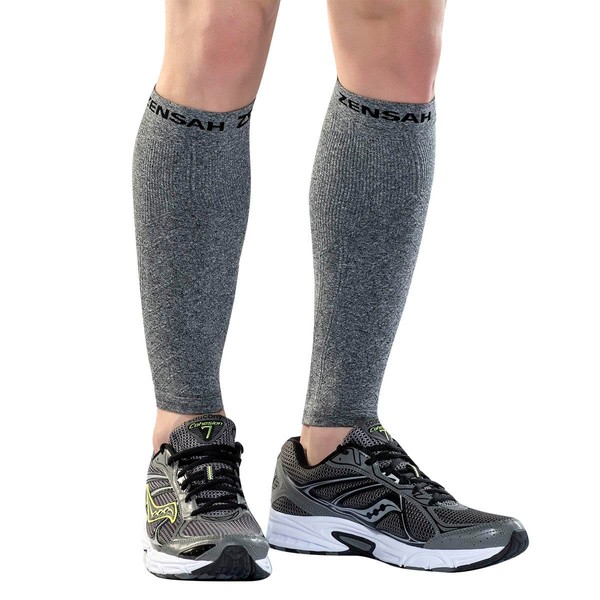 Zensah Running Leg Compression Sleeves – Shin Splint, Calf Compression