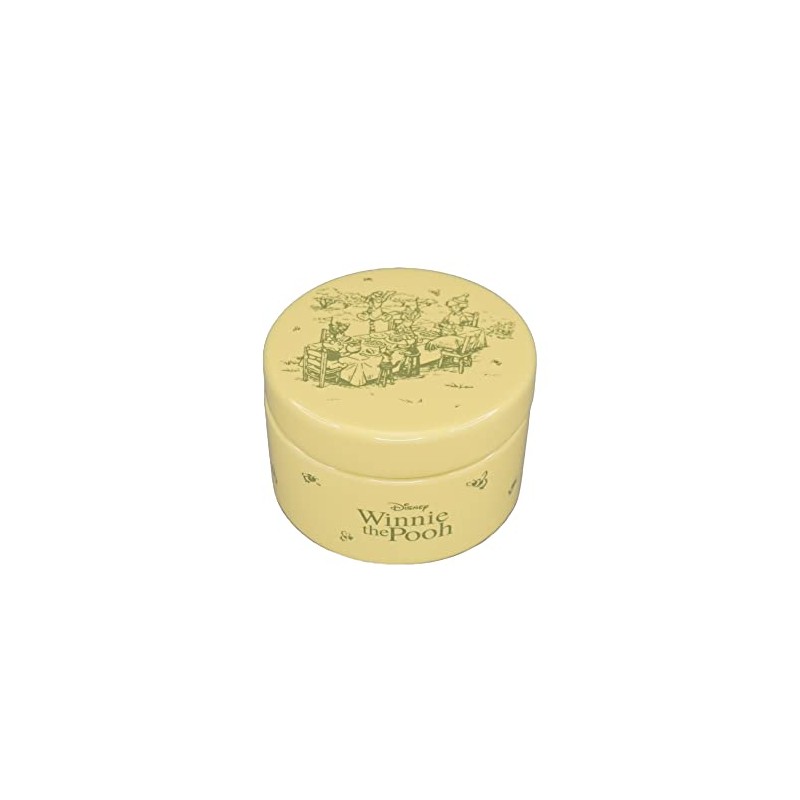 Half Moon Bay Trinket Box, Dolomite, Yellow, 6cn