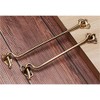 TopHomer 4 Pack Brass Cabin Hook, Door Hook and Eye