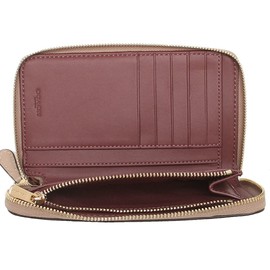 Coach C4124 IMTAU Women's Outlet Bi-Fold Wallet, Beige,, beige