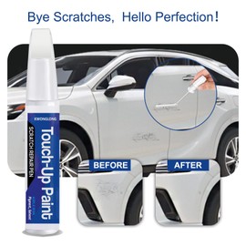 1J7 Atomic Silver Car Touch-Up Paint Compatible with Lexus, 2-in-1 Car Paint Scratch Repair Kit, Quick & Easy Solution to Repair for CT200h/ ES200/ 250/ 300h/ NX200/ 300/ 300h
