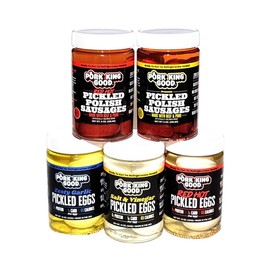 Pork King Good Mother Pucker Variety Pack - Pickled Egg and Pickled Sausage Gift Set