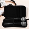 Totority Portable Wireless Microphone Storage Bag with Eva Hard Shell,