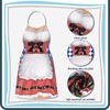 2 Pcs Oktoberfest Apron Couples Cooking Aprons German Party Costume